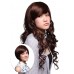 Wigs2you 半假髪 女士假髪長卷髪 蓬松半假髪梨花頭 大波浪中分長卷髪逼真假髪HW-005